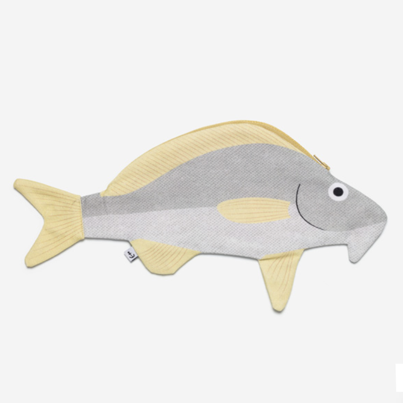 鯰魚收納包-灰