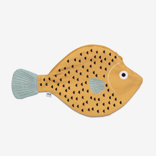 點點鯛魚收納包-黃