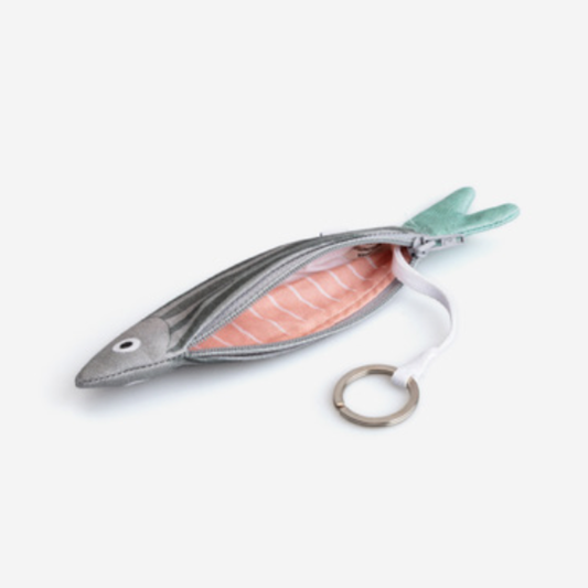 鯡魚鑰匙包＿灰