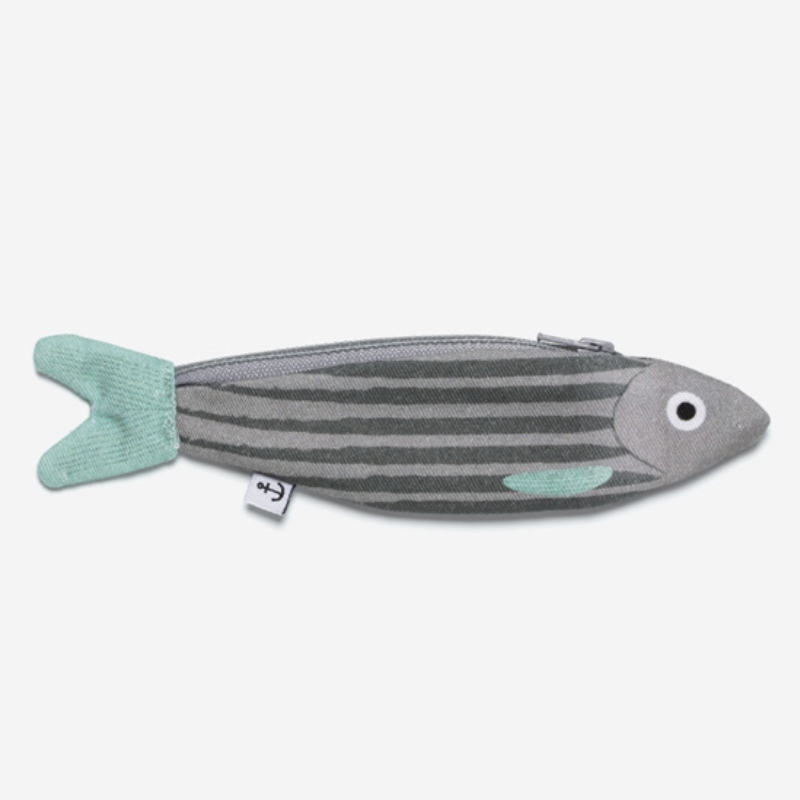 鯡魚鑰匙包＿灰