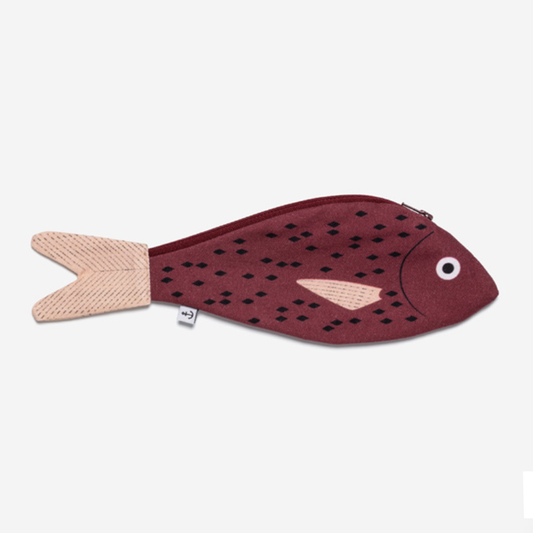 黑點金魚收納包＿紅